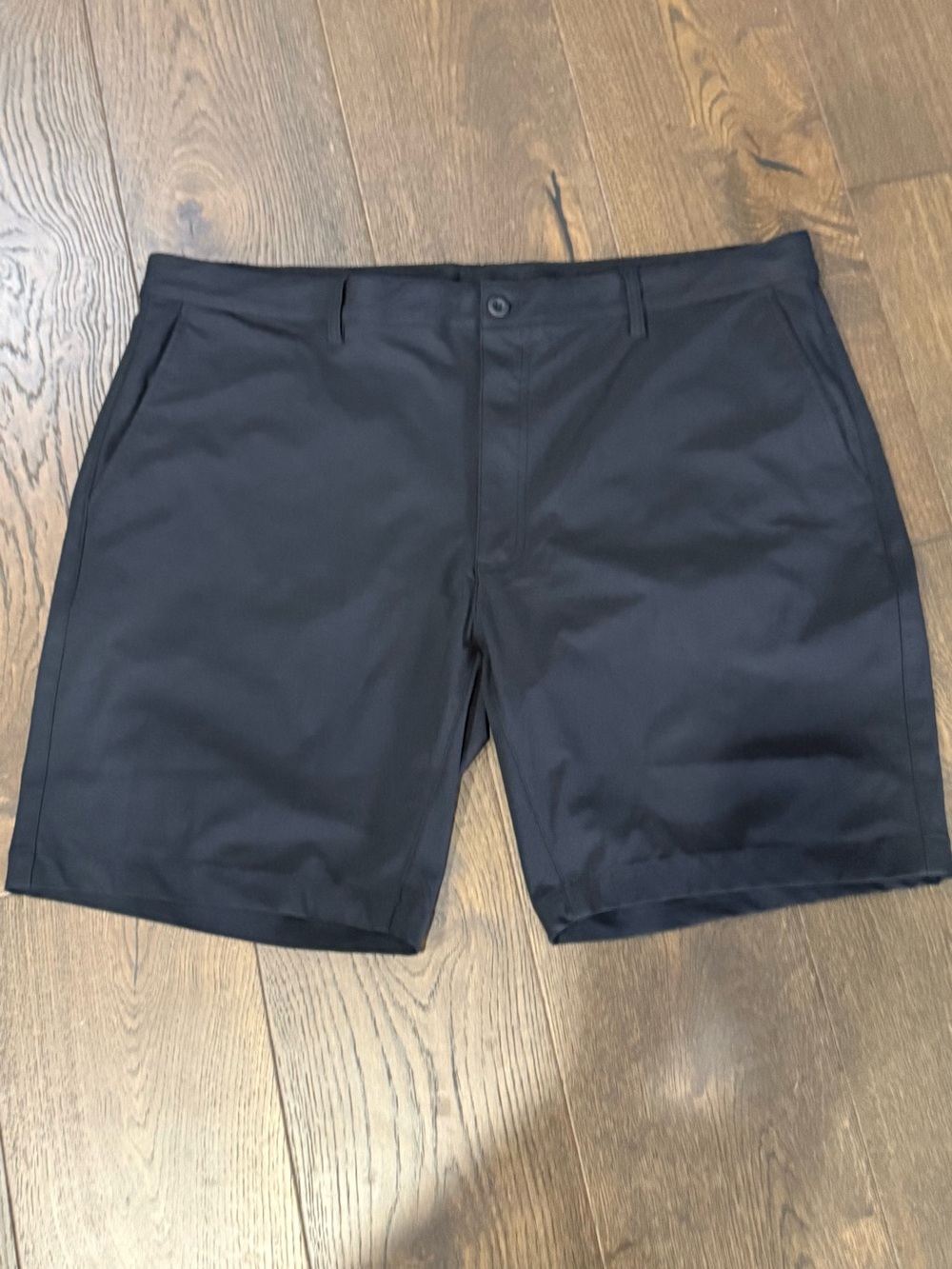 FootJoy Men's Black Flat-Front Performance Shorts